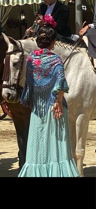 Traje Flamenca Gitana Talla 12-14 Años