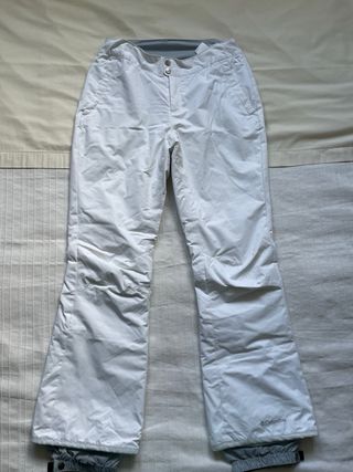 Traje de esquí mujer Columbia blanco