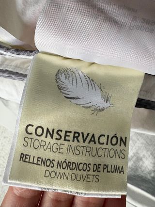 Relleno Nórdico Plumón de Oca 220 gr. Cama 150