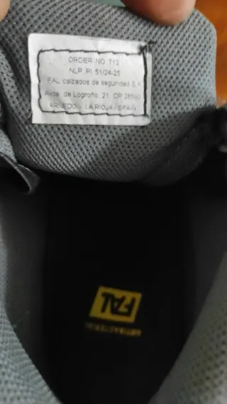 Botas de seguridad FAL grises