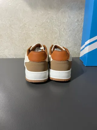 Sneakers Leerd Uomo Beige/Cammello Taglia 45