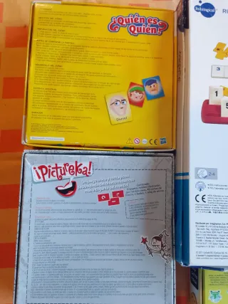 Lote Juegos de Mesa: Rummikub, Pictureka, etc.