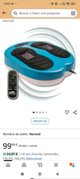 Pequeño gimnasio y masajeador de pies