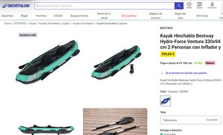 Kayak Hinchable Bestway 2 Personas