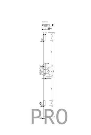 Tesa Assa Abloy 2230L33AI Cerradura Multipunto