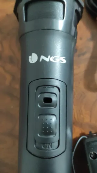 Micrófono NGS SINGER AIR Karaoke Negro