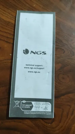 Micrófono NGS SINGER AIR Karaoke Negro