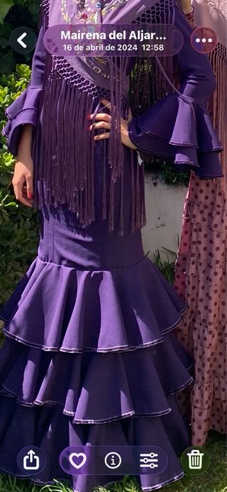 Traje Flamenca Gitana Talla 36