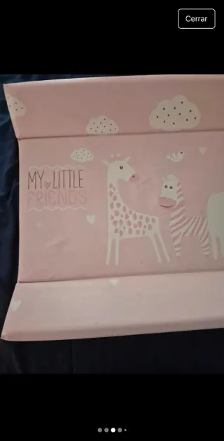 Cambiador acolchado infantil animales