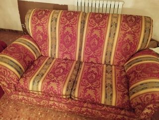 Muebles de salón de madera maciza color cerezo