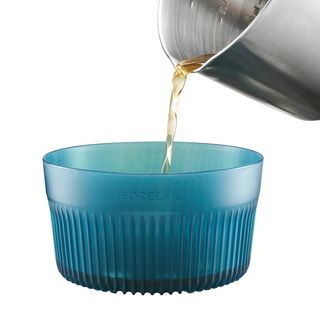 Fiambrera de camping y trek acero inoxidable 1 persona 0,9