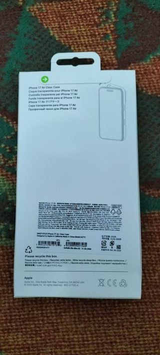 Funda Apple iPhone 17 Air + Cargador Magsafe