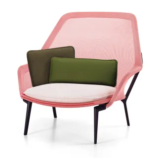 Butaca Vitra Slow Chair Rosa