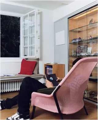 Butaca Vitra Slow Chair Rosa