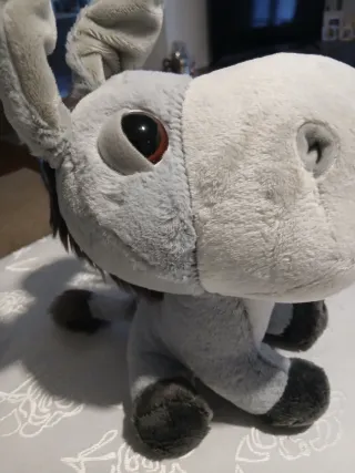 Peluche asino grigio