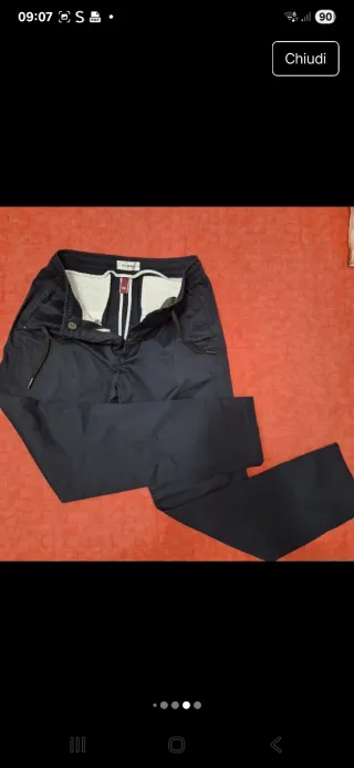 Pantaloni uomo Res Homine tg 51 blu