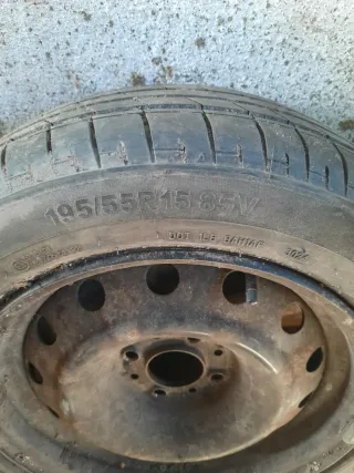 Juego de 2 neumáticos de coche 195/55/15