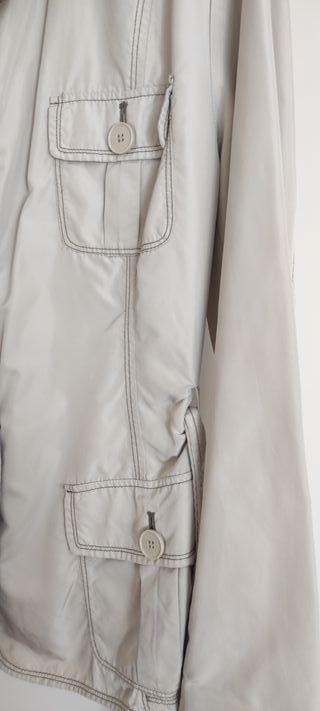 Gabardina Zara entretiempo beige