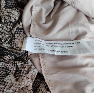 Vestido gasa animal print nuevo XL