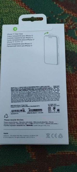 Funda Apple iPhone 17 + Cargador Magsafe