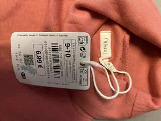 Camiseta cuello alto niña 9-10 años.