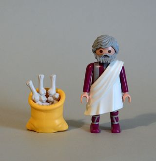 Playmobil Campesino Vendedor Ajos Belén