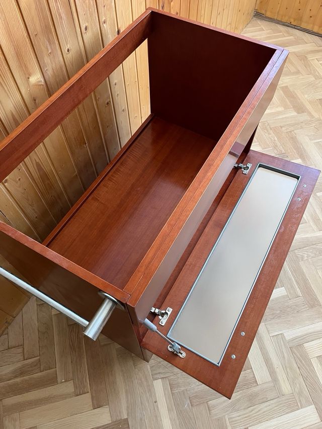 Mueble de baño madera y metal