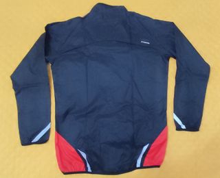 Giacca Antivento Ciclismo Btwin Nera/Rossa