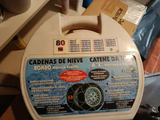 Cadenas para la nieve SIN ESTRENAR 80