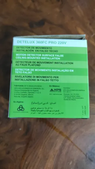 Detector de movimiento KPS DETELUX 360FC PRO