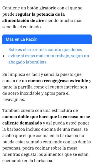 Barbacoa Carbón Portátil Ventilada