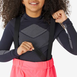 Pantalón de esquí niños 5-13 años,100 rosa