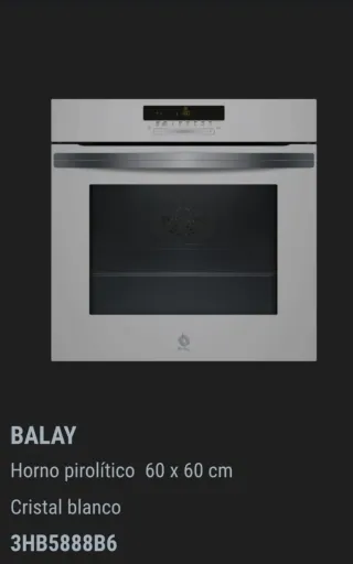 Horno pirolítico Balay