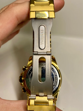 Reloj Festina F20634/3 Hombre Azul Dorado