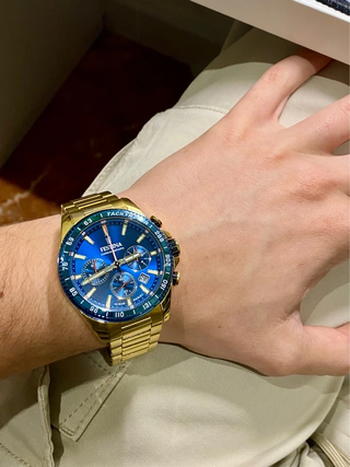 Reloj Festina F20634/3 Hombre Azul Dorado