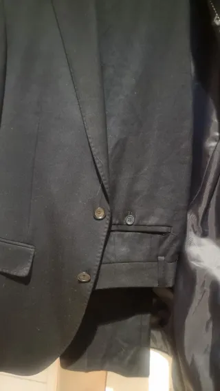 Traje de caballero talla 50 azul marino