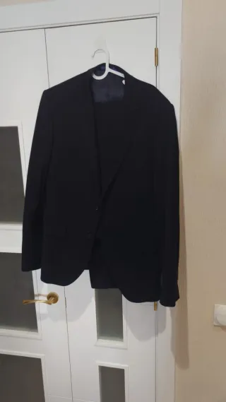 Traje de caballero talla 50 azul marino