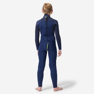 Neopreno surf Niños agua templada 3/2 mm 500 azul marino