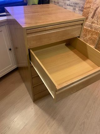 Cajonera / comoda robusta 4 cajones