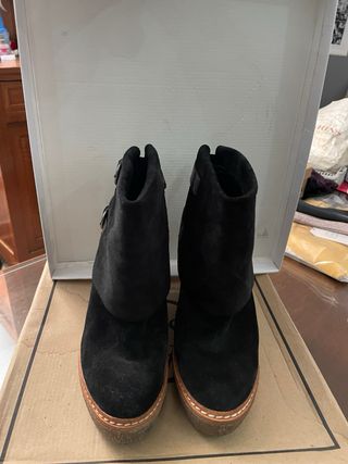 Stivaletto ASH  Camoscio Nero