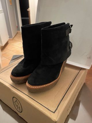 Stivaletto ASH  Camoscio Nero