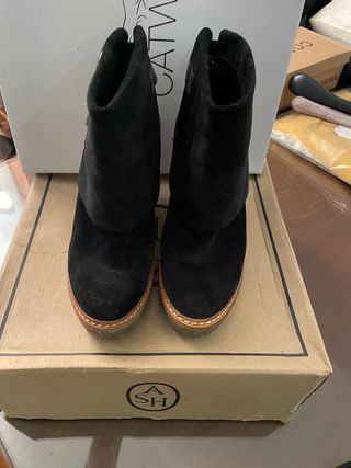 Stivaletto ASH  Camoscio Nero