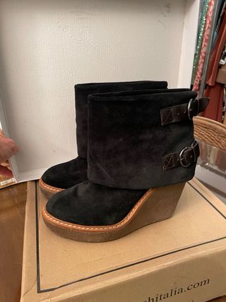 Stivaletto ASH  Camoscio Nero