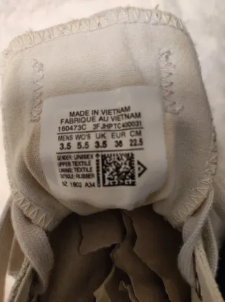 Converse All Star Beige/gris