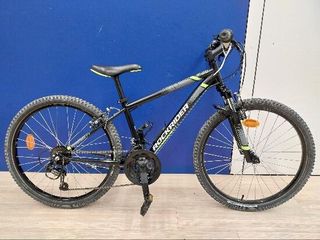 Bicicleta niño 24" MTB st 500 sport trail Negra
