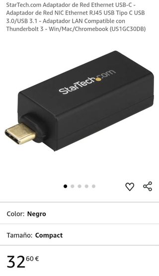 Adaptador de Red Ethernet USB-C