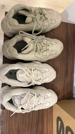 Pack Zapatillas Adidas Yeezy 500 Beige/Blanco