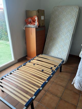 Cama individual 90 × 190 cm – Muy buen estado