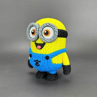 Figura Minion Ganchillo