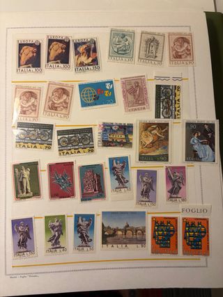 Lotto francobolli Italia 1975 nuovi